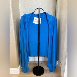 Abercrombie & Fitch Vibrant Blue Open Cardigan